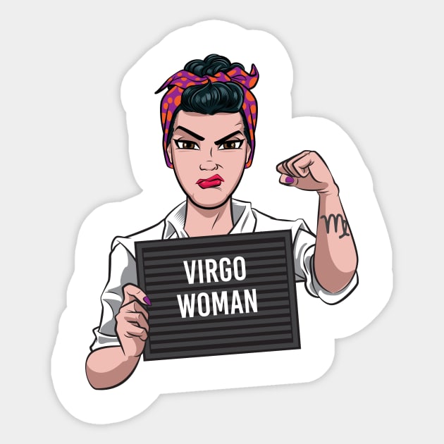 Virgo Woman Sticker by Surta Comigo